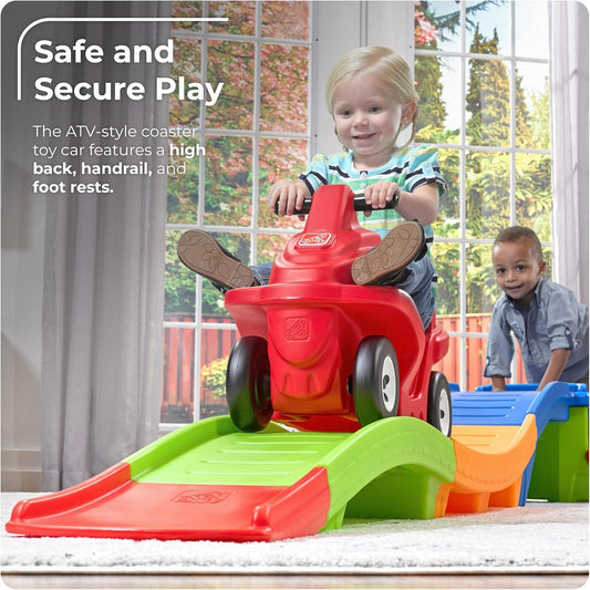 3-in-1 Ride-On Slide Track for Toddlers