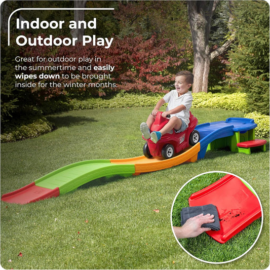 3-in-1 Ride-On Slide Track for Toddlers