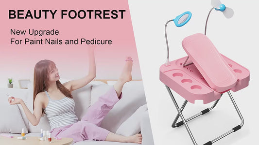 Adjustable Pedicure Foot Rest Stand
